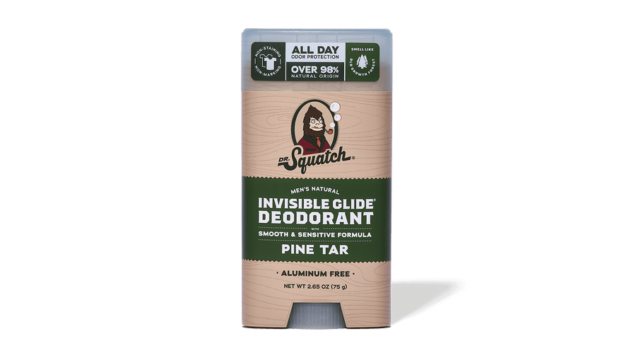 Pine Tar Invisible Glide Deodorant - Bright Scent