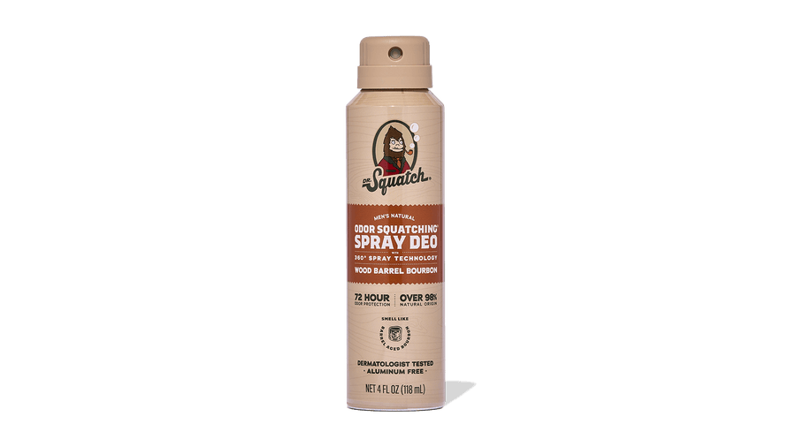 Wood Barrel Bourbon Spray Deodorant - Clean Mood