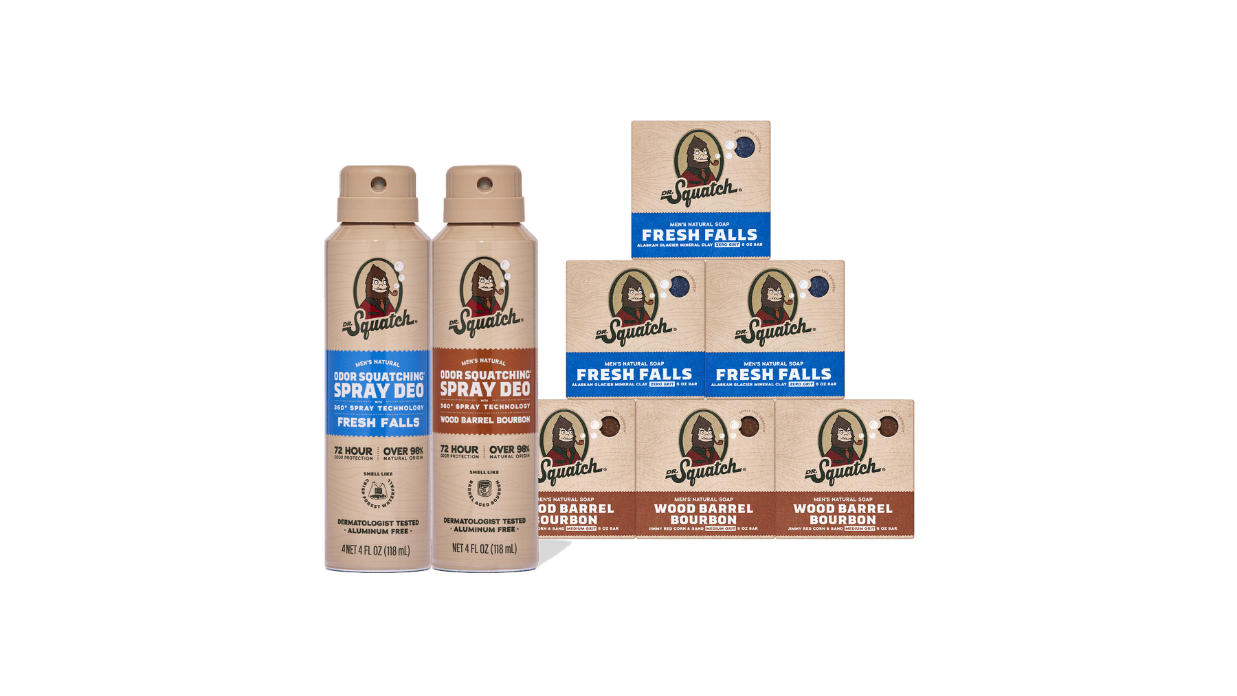 Spray Deodorant Set - Ready Routine