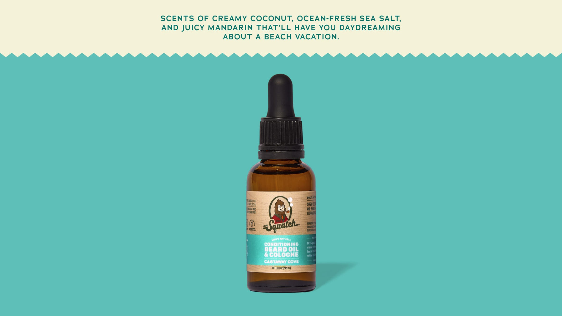 Castaway Cove Beard Oil & Cologne - Daily Scent