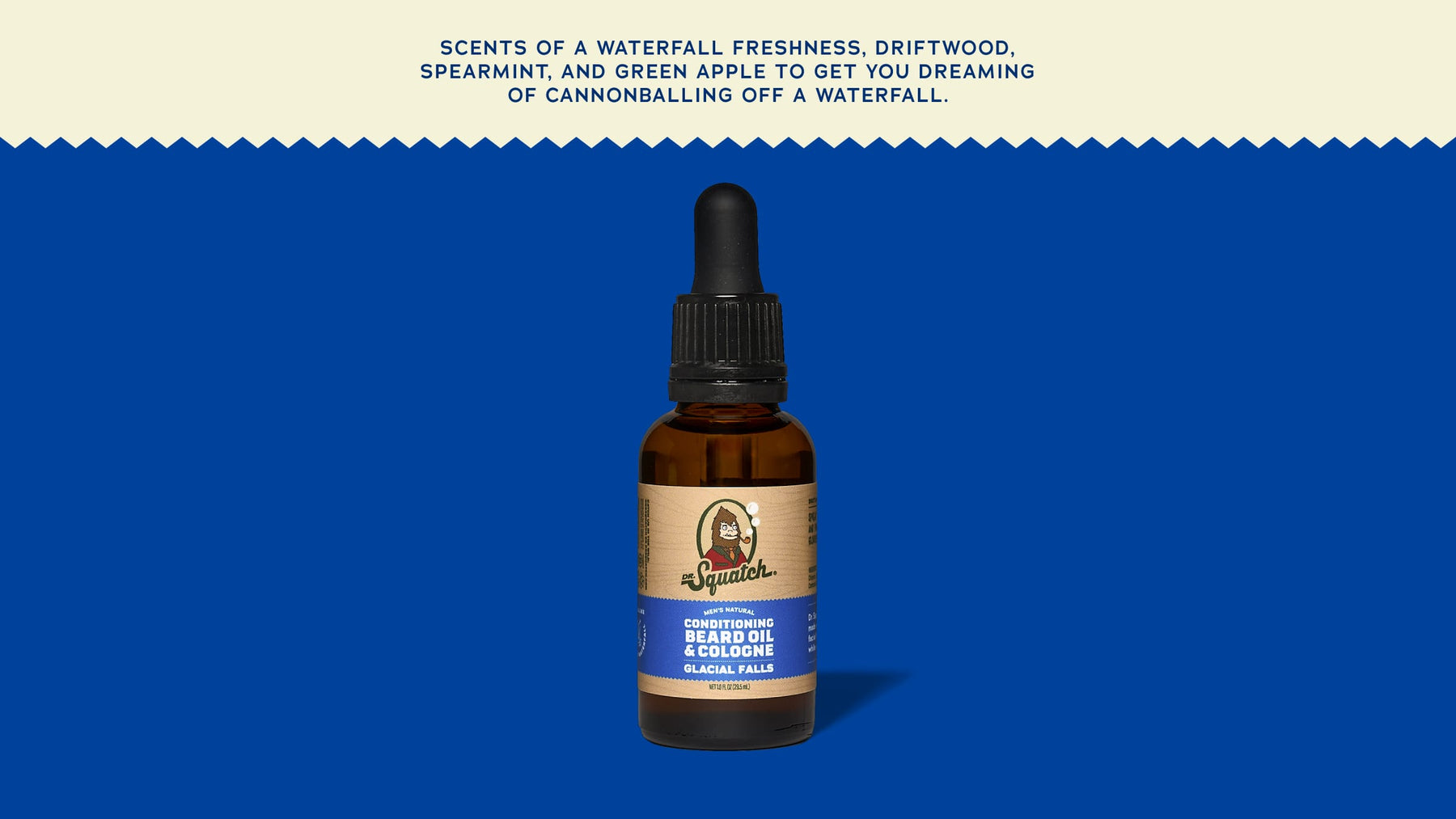 Conditioning Beard Oil & Cologne Glacial Falls - Daily Clean