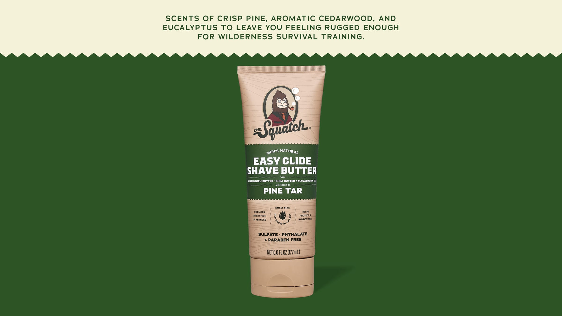 Easy Glide Shave Butter Pine Tar - Simple Edit
