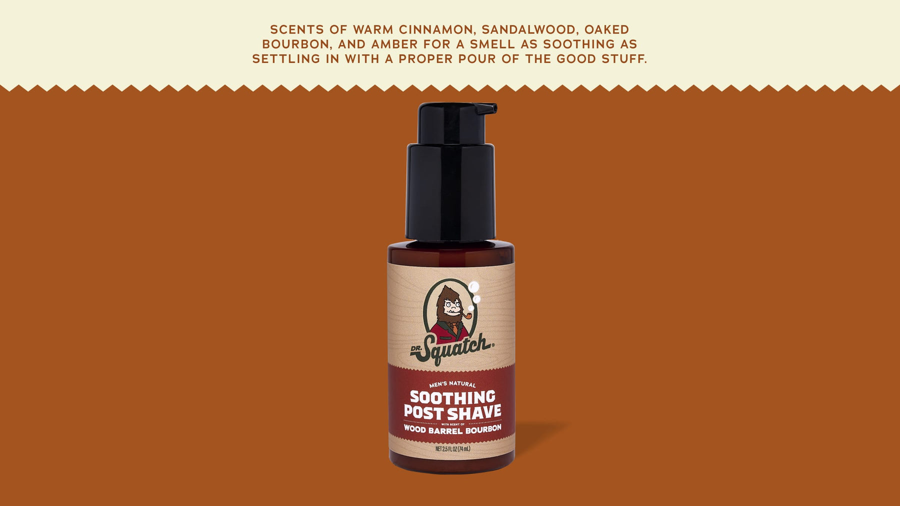 Soothing Post Shave Wood Barrel Bourbon - Soft Glide
