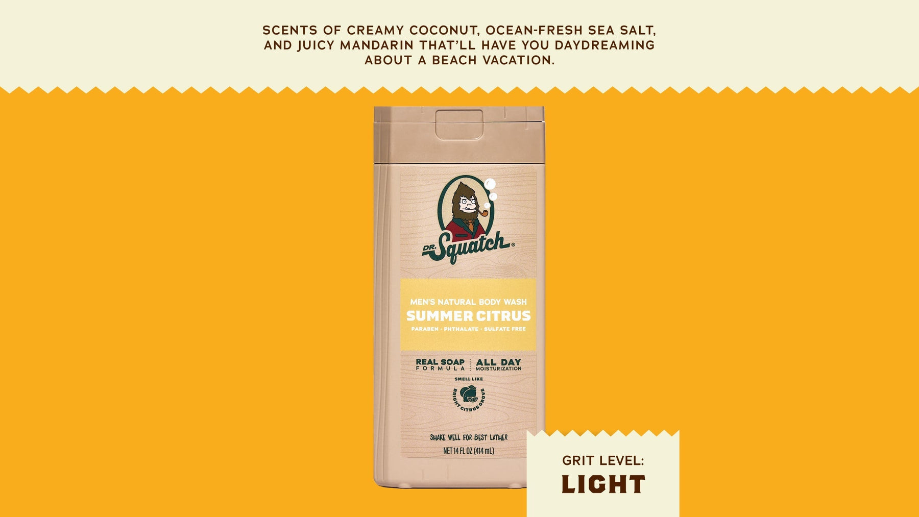 14 oz Summer Citrus Body Wash - Clean Mood