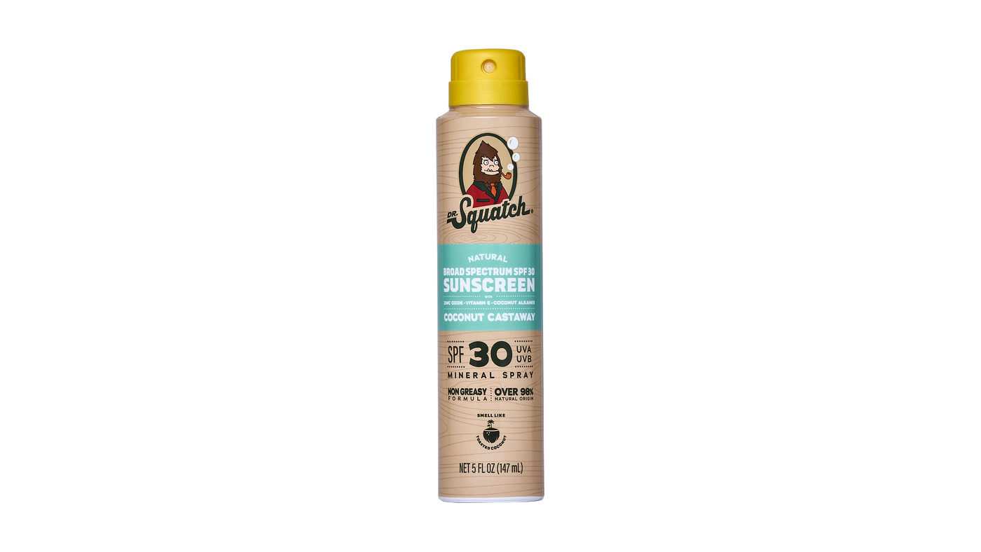 Dr. Squatch Spray | SPF 30 UVA/UVB Protection | Non-Greasy Mineral Sunscreen for Men - Easy Routine