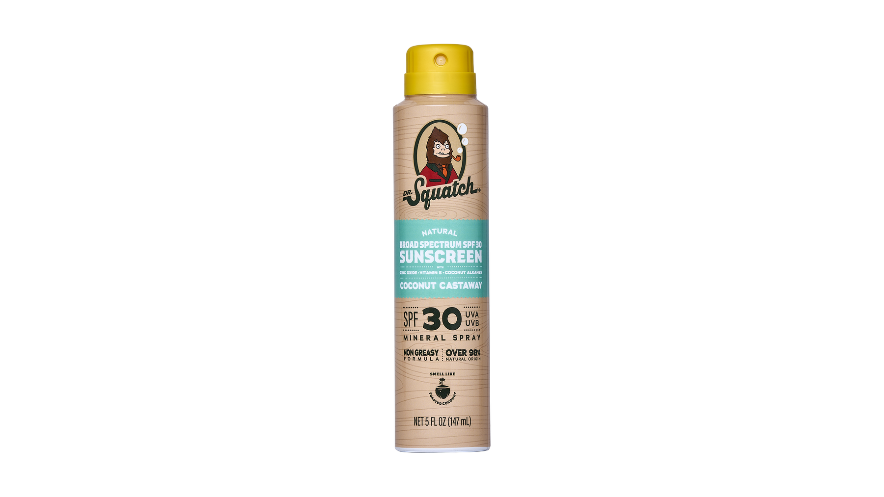 Dr. Squatch Spray | SPF 30 UVA/UVB Protection | Non-Greasy Mineral Sunscreen for Men - Easy Routine