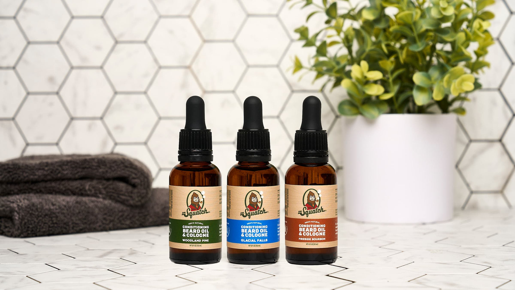 Conditioning Beard Oil & Cologne Fireside Bourbon - Soft Glow