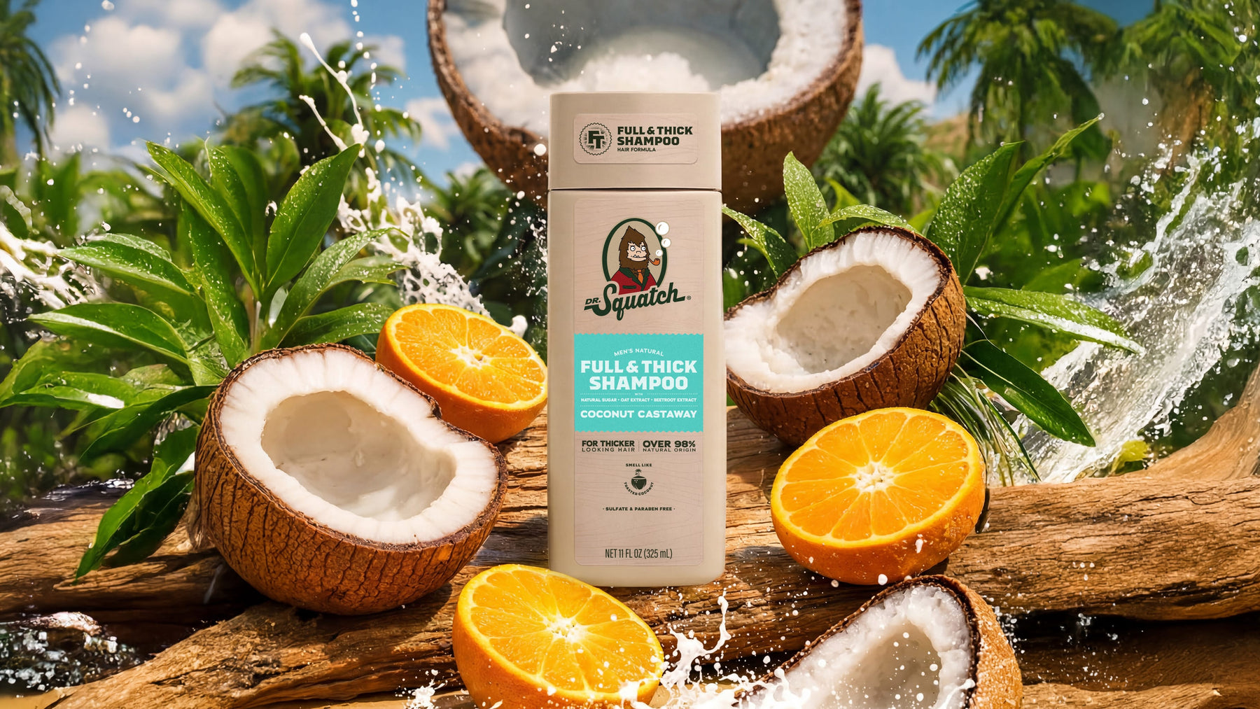 Coconut Castaway Full & Thick Shampoo - Daily Scent