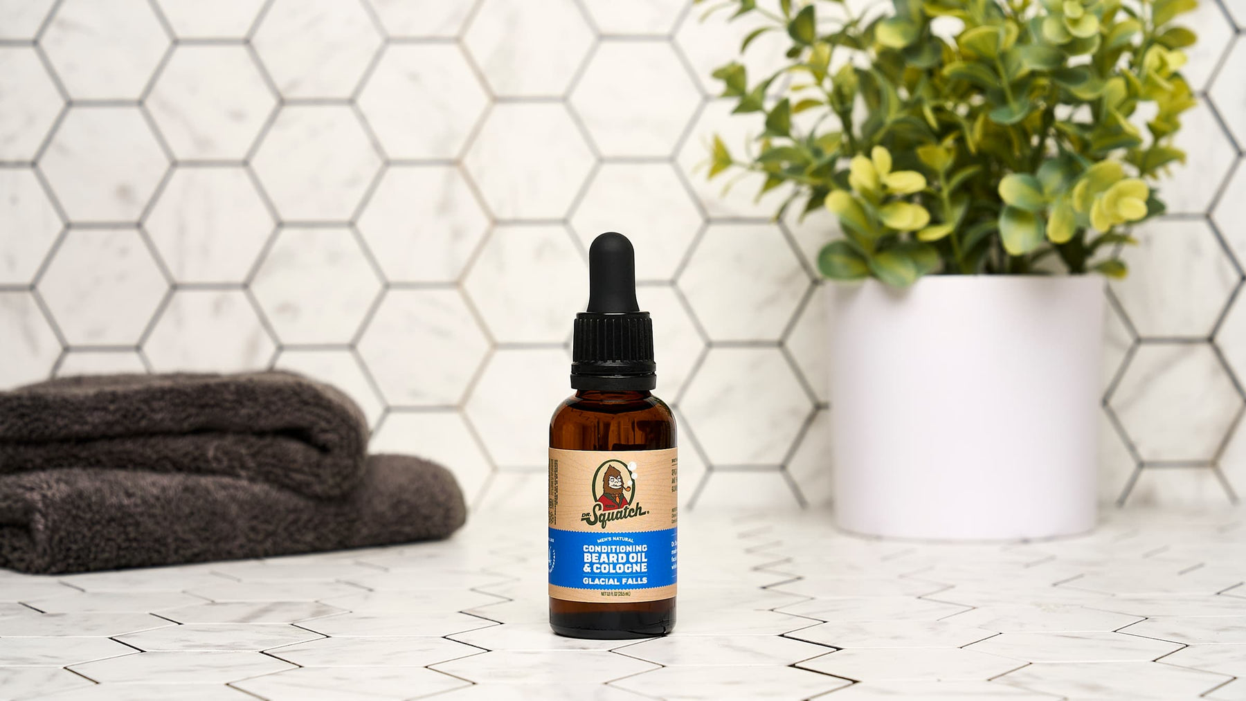 Conditioning Beard Oil & Cologne Glacial Falls - Daily Clean