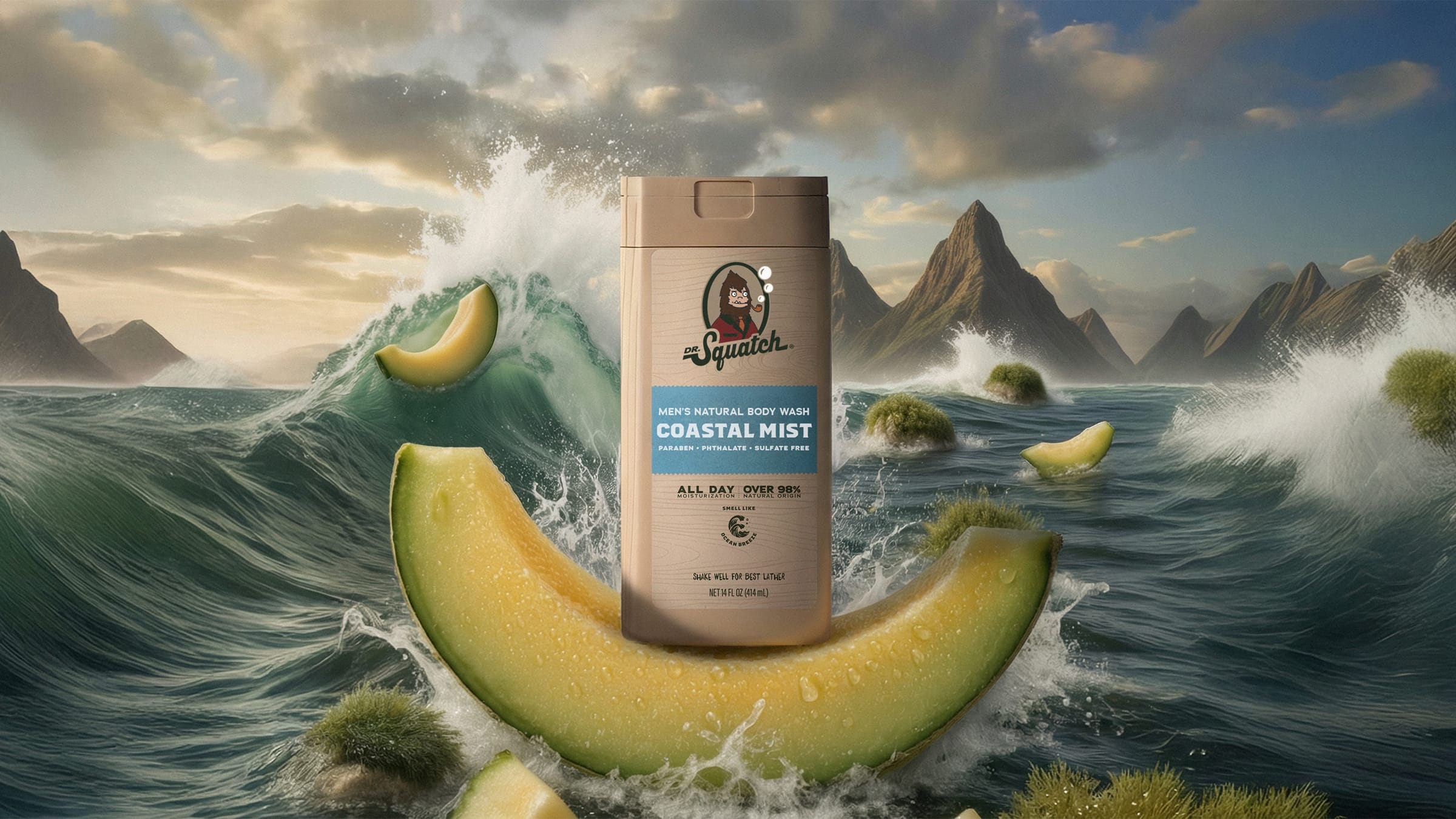 14 oz Coastal Mist Body Wash - Warm Blend