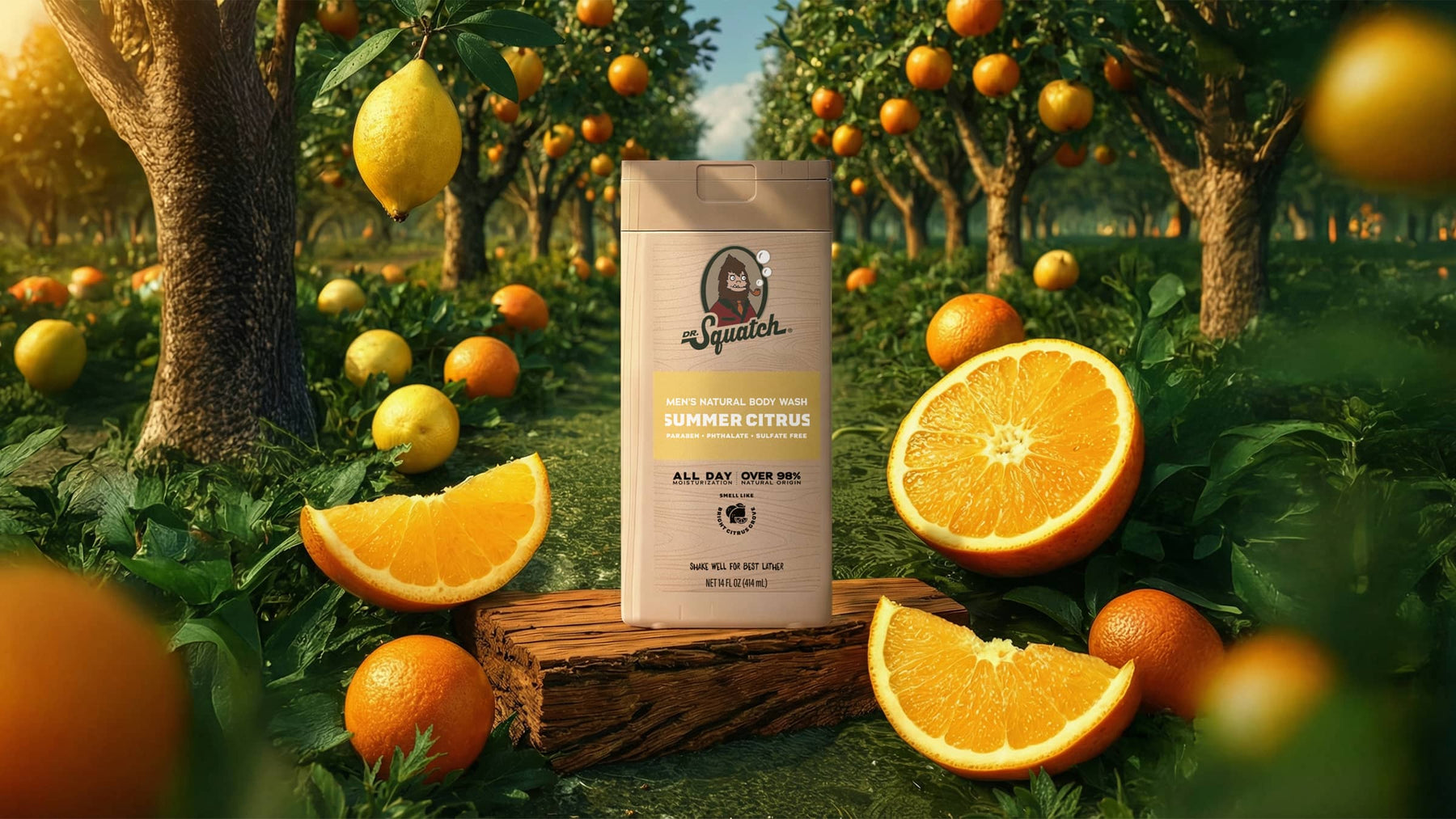 14 oz Summer Citrus Body Wash - Clean Mood