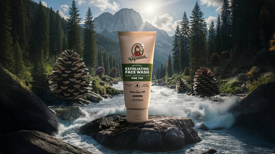 Pine Tar Exfoliating Face Wash - Fresh Notes