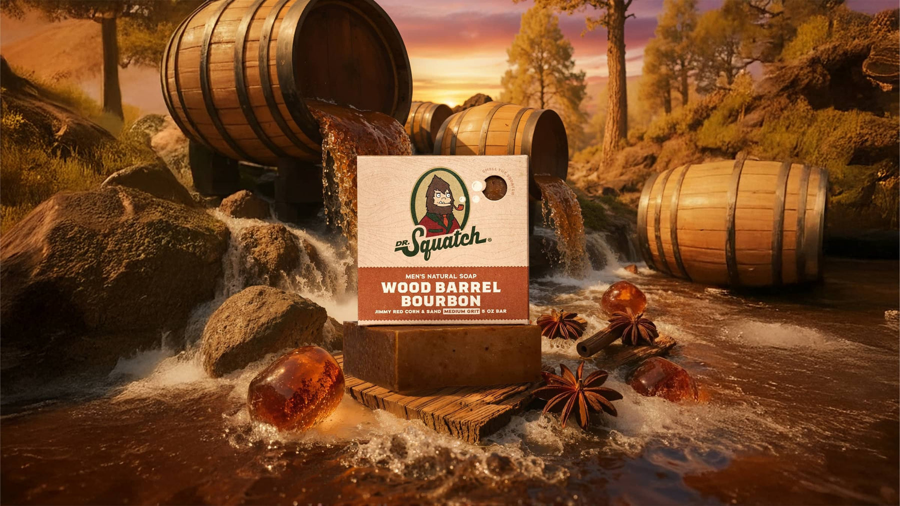 Wood Barrel Bourbon - Clean Mood