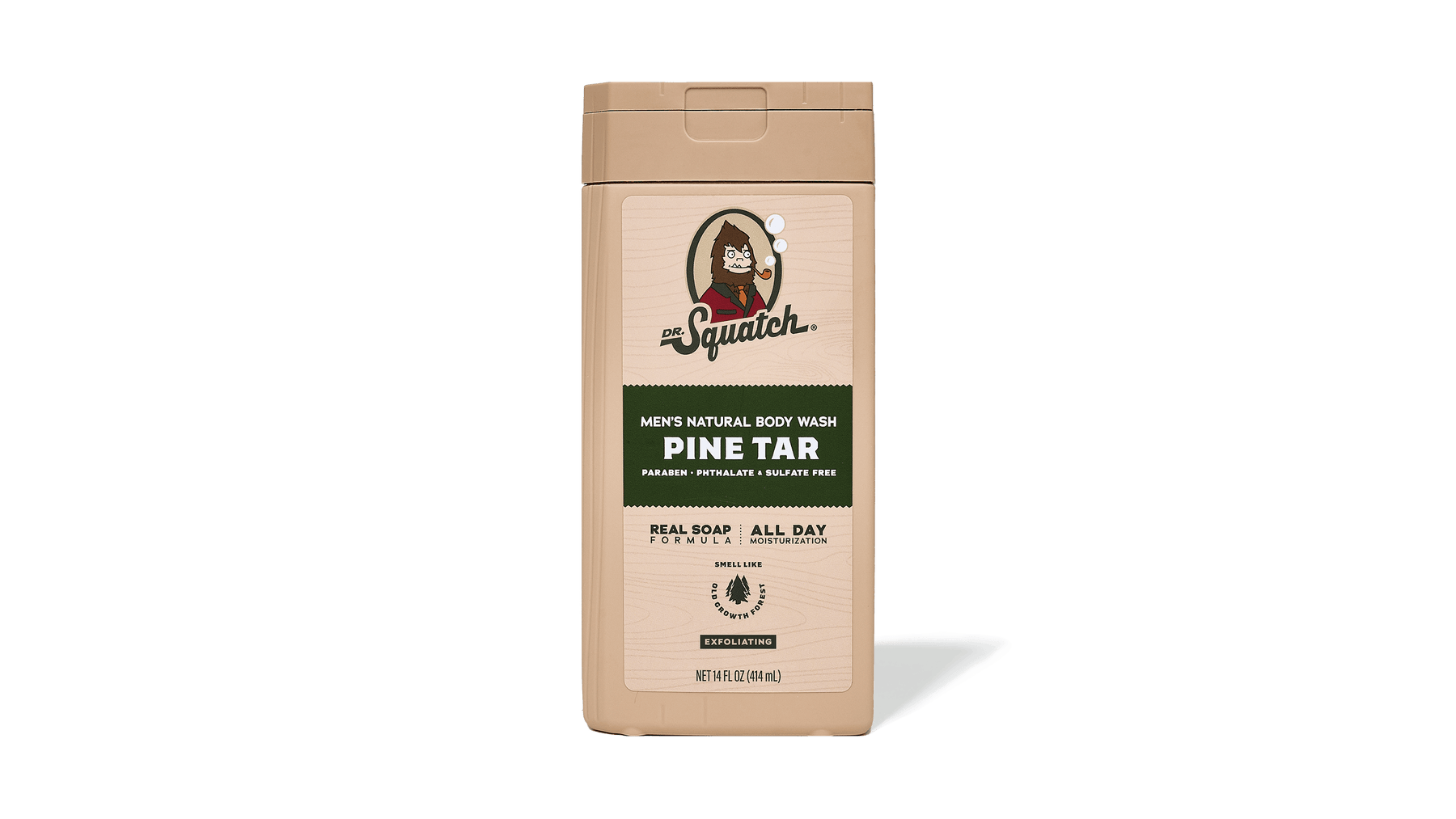 14 oz Pine Tar Exfoliating Body Wash - Daily Scent