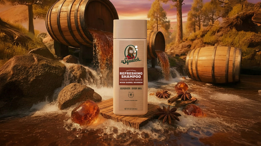 Wood Barrel Bourbon Shampoo - Cozy Glow
