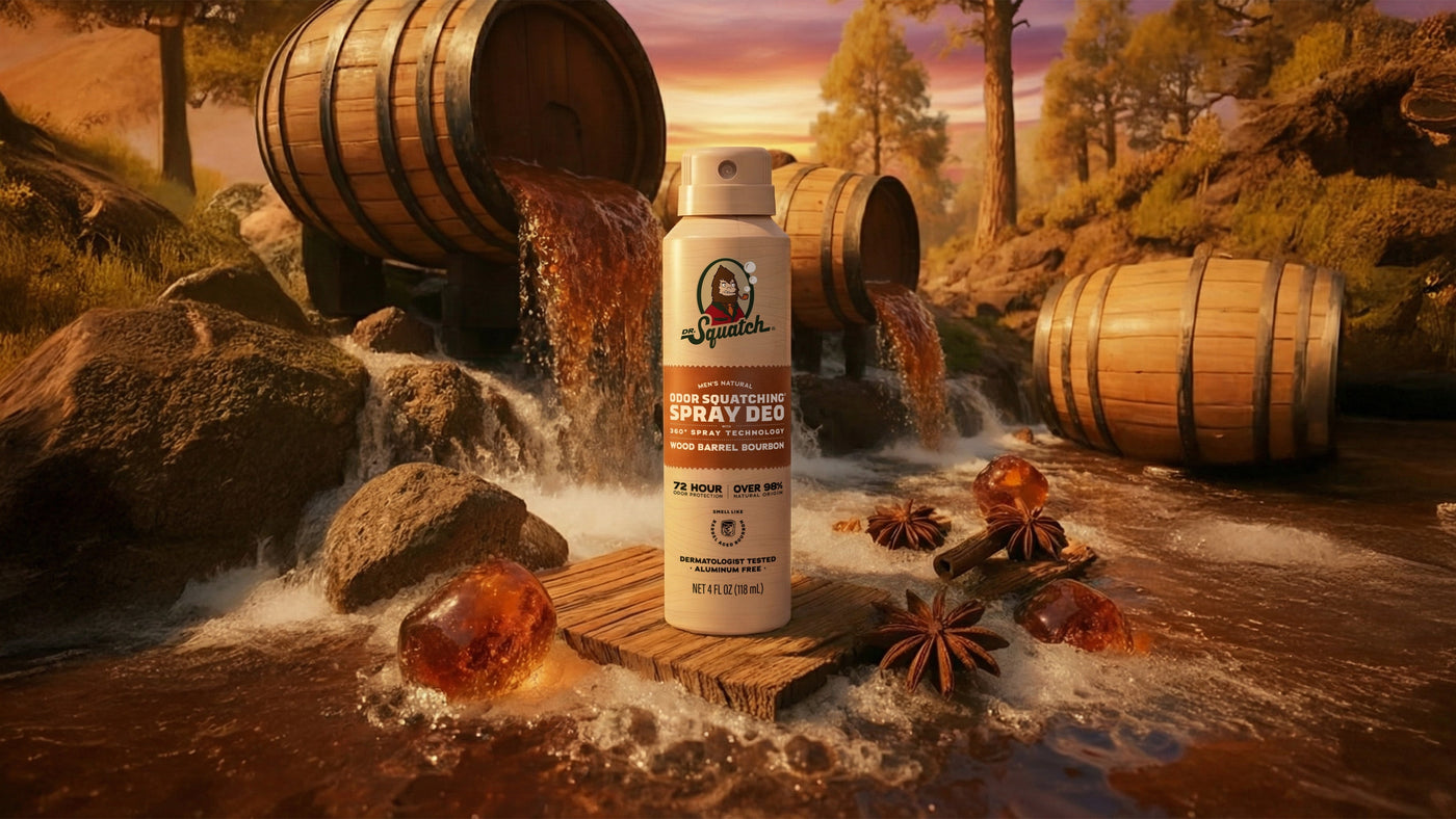 Wood Barrel Bourbon Spray Deodorant - Modern Blend
