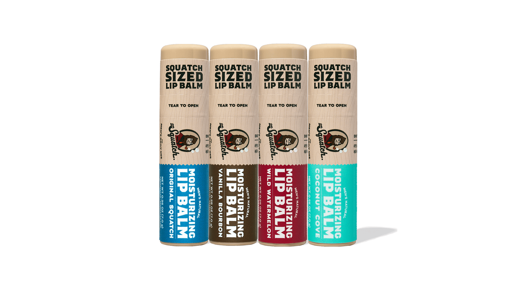 Lip Balm 4-Pack - Essential Set